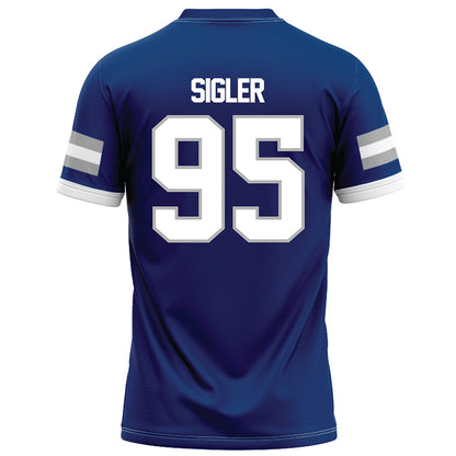 Drake - NCAA Football : Cole Sigler - Royal Football Jersey