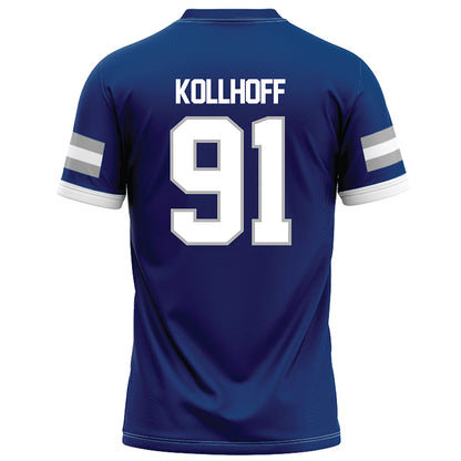 Drake - NCAA Football : Griffin Kollhoff - Royal Football Jersey