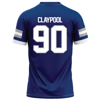 Drake - NCAA Football : Finn Claypool - Royal Football Jersey