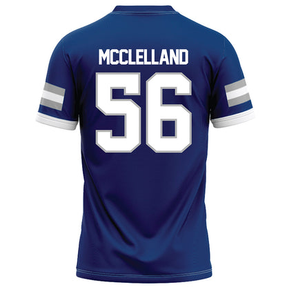 Drake - NCAA Football : Mason McClelland - Royal Football Jersey-1
