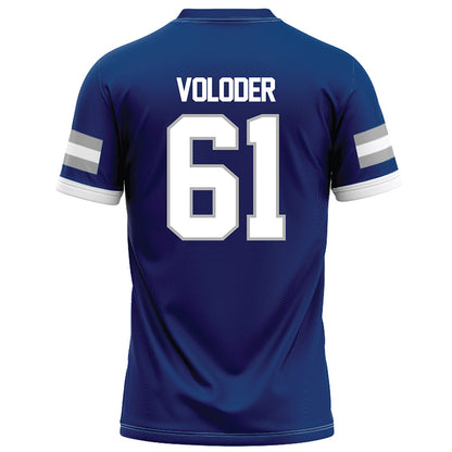 Drake - NCAA Football : Armand Voloder - Royal Football Jersey