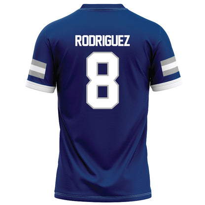 Drake - NCAA Football : Sam Rodriguez - Royal Football Jersey