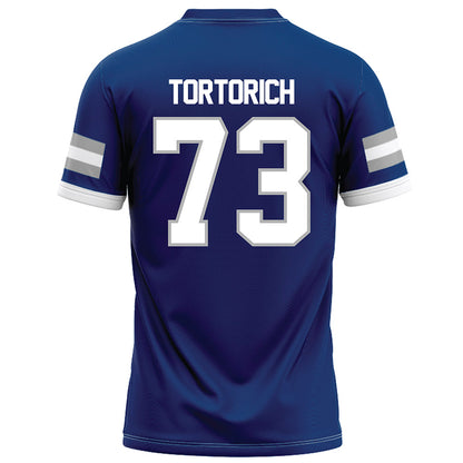 Drake - NCAA Football : Tyler Tortorich - Royal Football Jersey