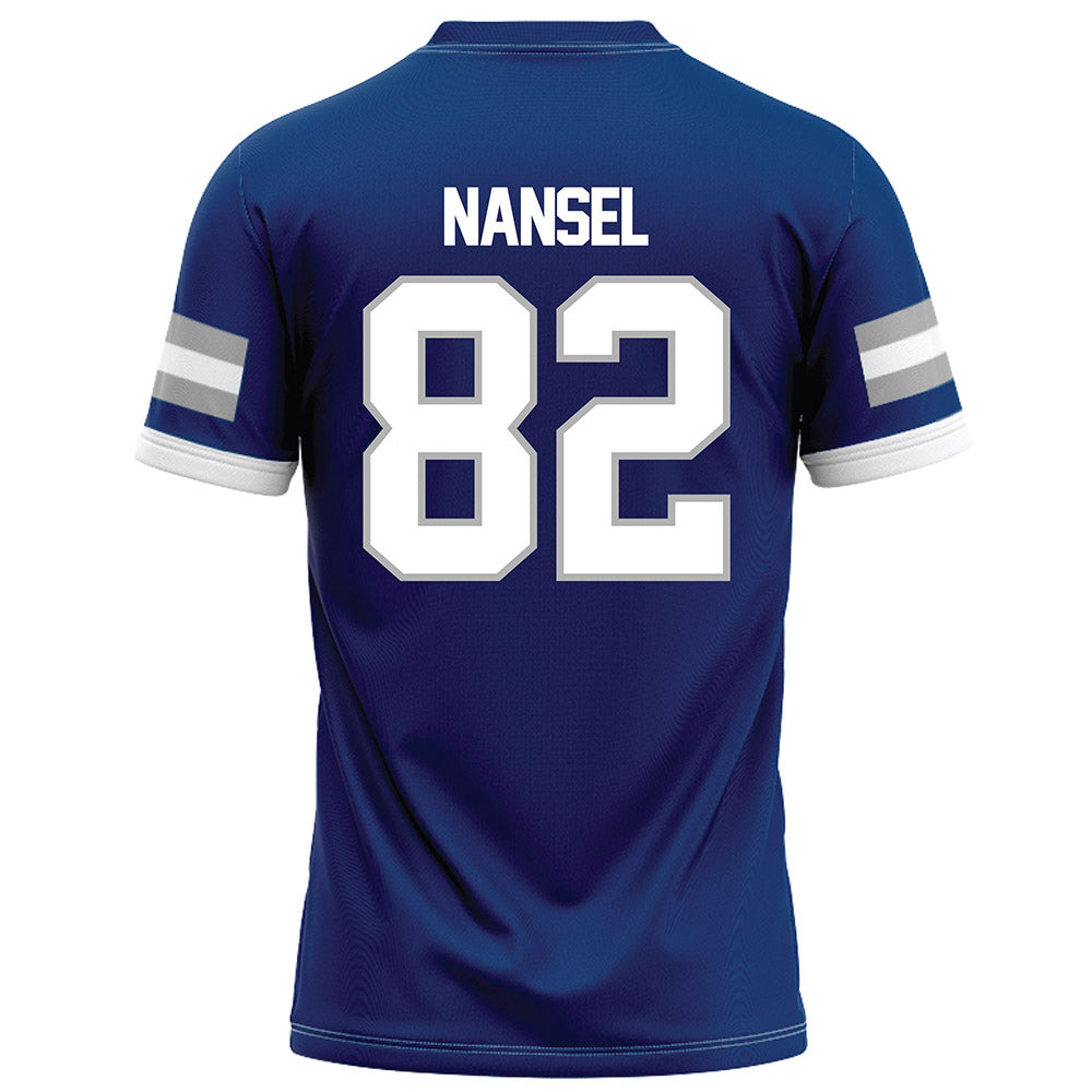 Drake - NCAA Football : Tyler Nansel - Royal Football Jersey