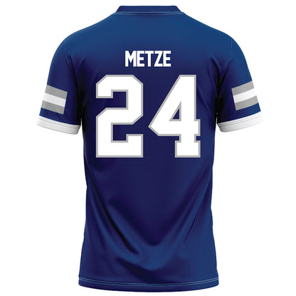 Drake - NCAA Football : Jake Metze - Royal Football Jersey