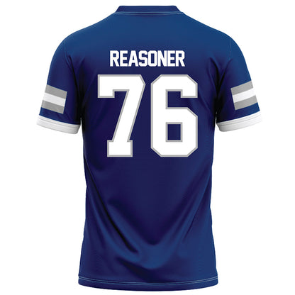 Drake - NCAA Football : Jackson Reasoner - Royal Football Jersey-1