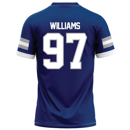 Drake - NCAA Football : Jadon Williams - Royal Football Jersey-1