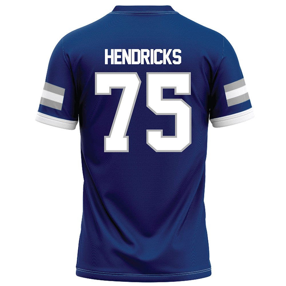 Drake - NCAA Football : Will Hendricks - Royal Football Jersey-1