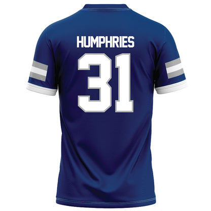 Drake - NCAA Football : Nick Humphries - Royal Football Jersey-1