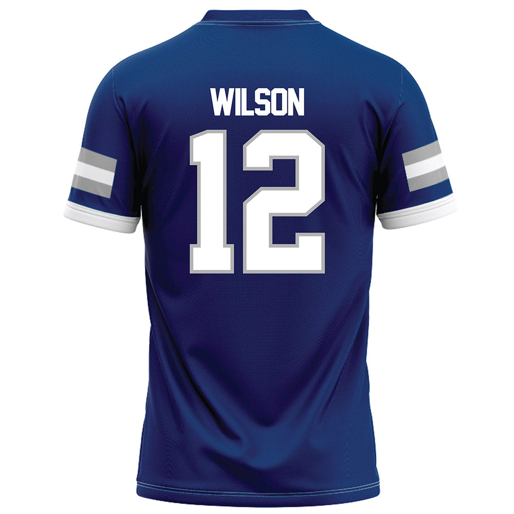 Drake - NCAA Football : Kemani Wilson - Royal Football Jersey