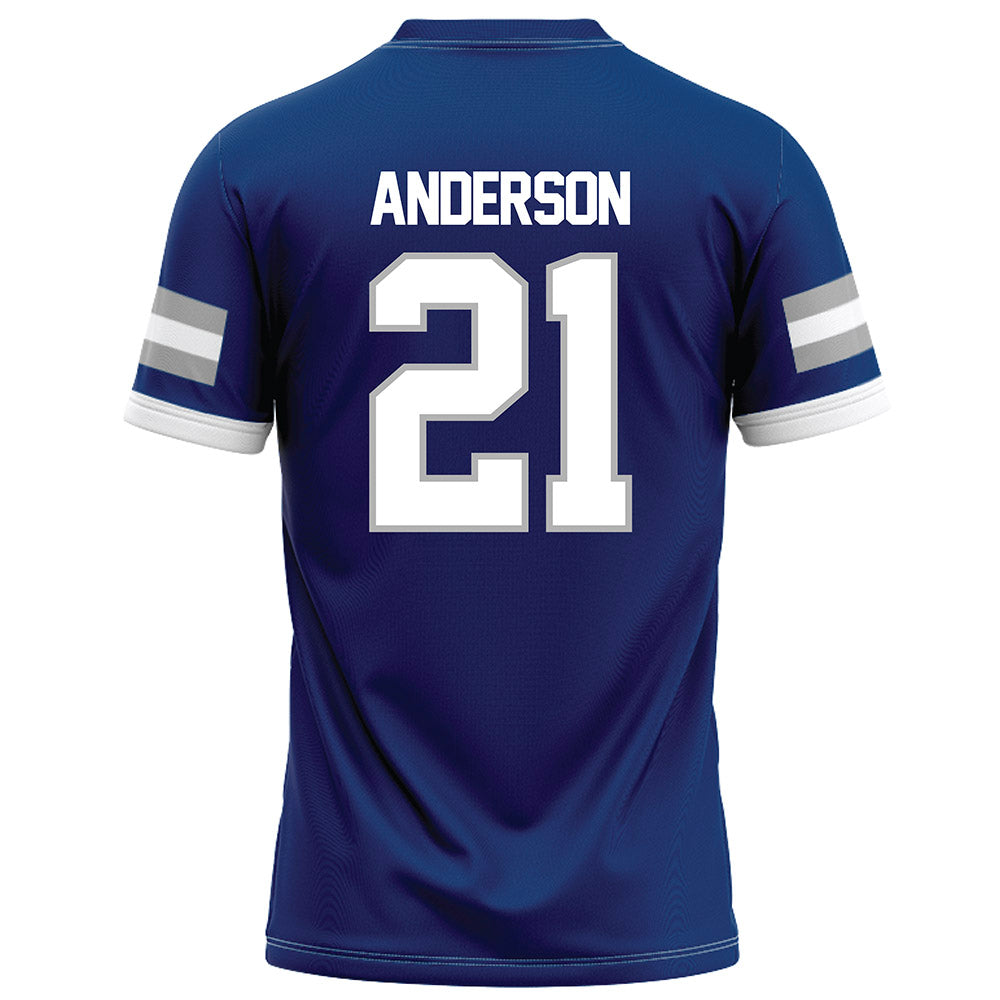 Drake - NCAA Football : Sam Anderson - Royal Football Jersey