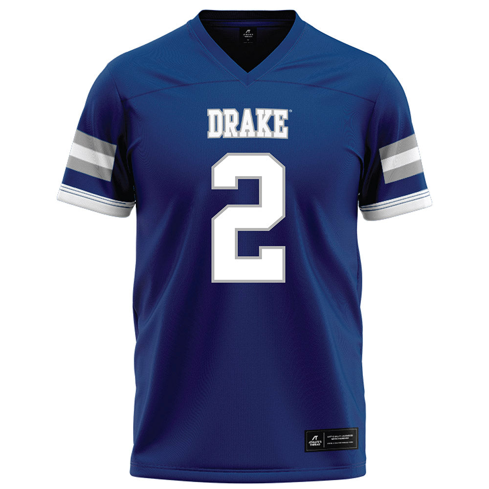 Drake - NCAA Football : Luke Bailey - Royal Football Jersey-0