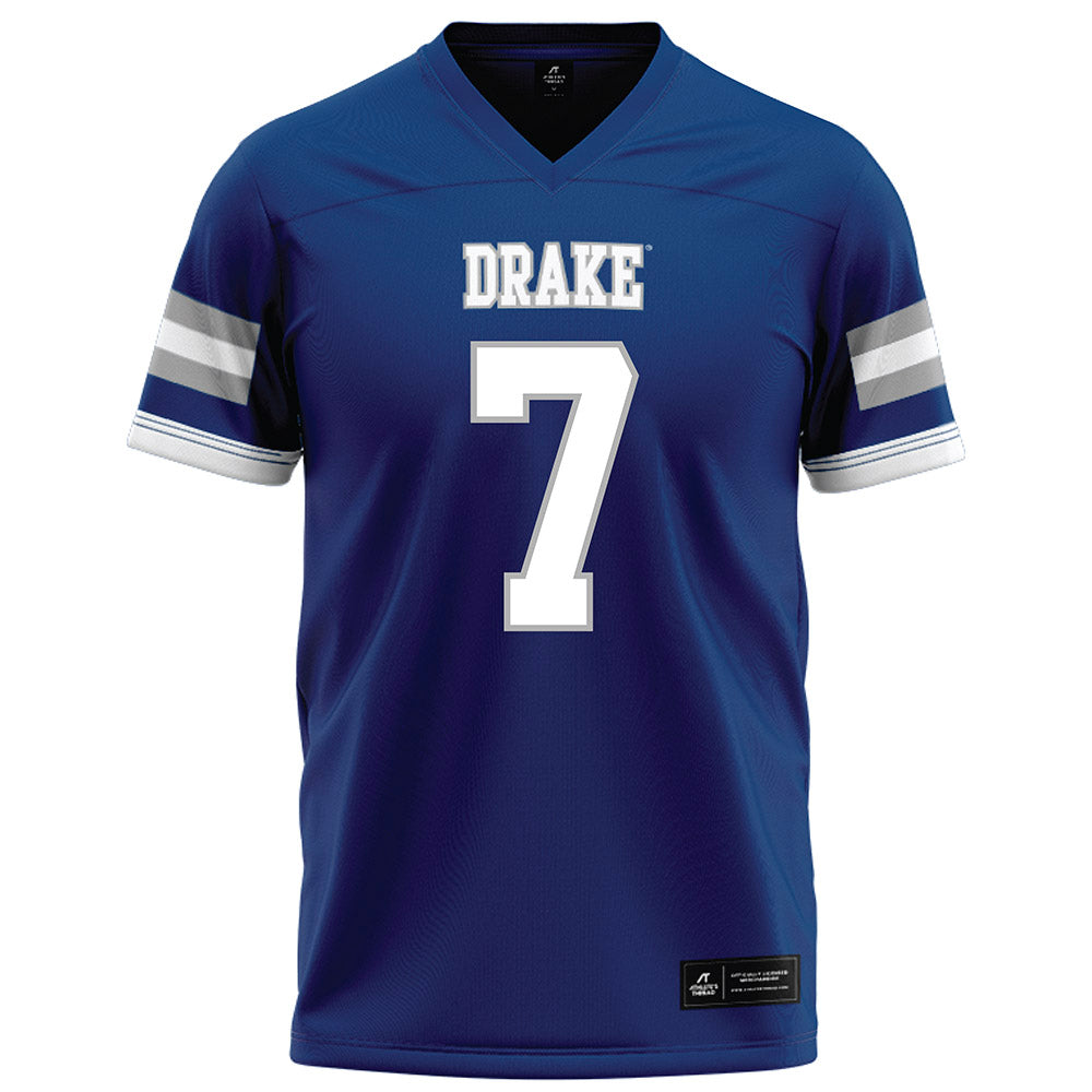 Drake - NCAA Football : Trey Buckbee - Royal Football Jersey