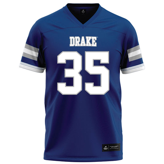 Drake - NCAA Football : Cody Blicharz - Royal Football Jersey-0