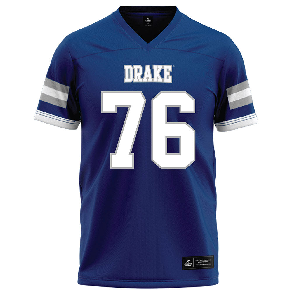 Drake - NCAA Football : Jackson Reasoner - Royal Football Jersey-0