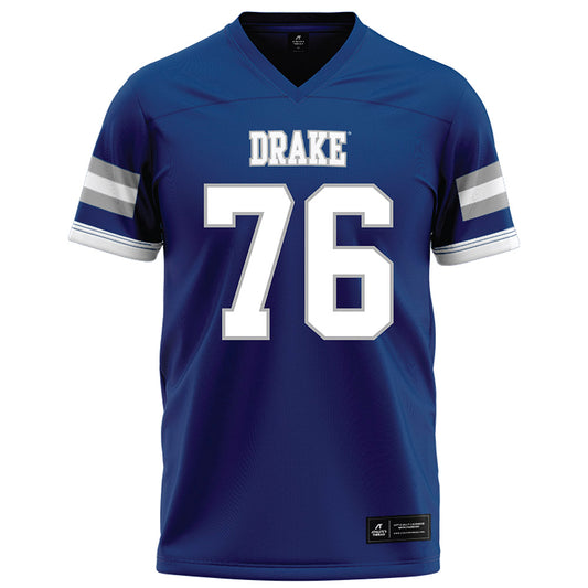 Drake - NCAA Football : Jackson Reasoner - Royal Football Jersey-0