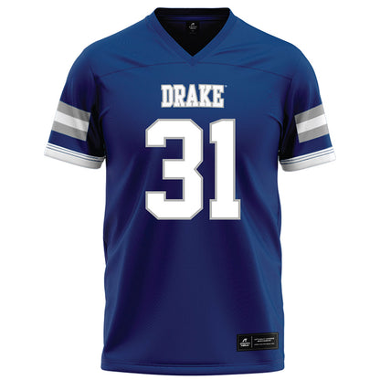 Drake - NCAA Football : Nick Humphries - Royal Football Jersey-0
