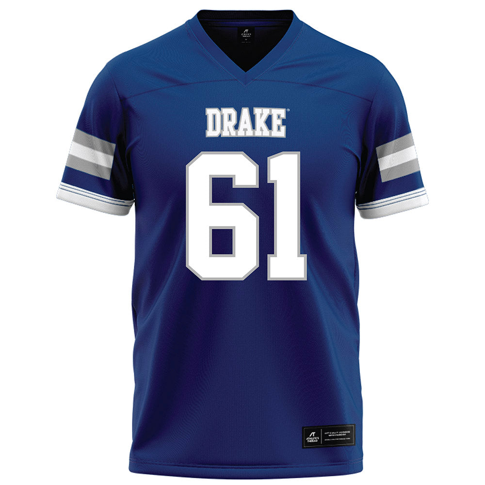 Drake - NCAA Football : Armand Voloder - Royal Football Jersey