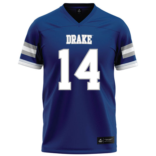 Drake - NCAA Football : Tommy Williams - Royal Football Jersey-0