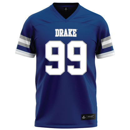 Drake - NCAA Football : Ryan Schroeder - Royal Football Jersey