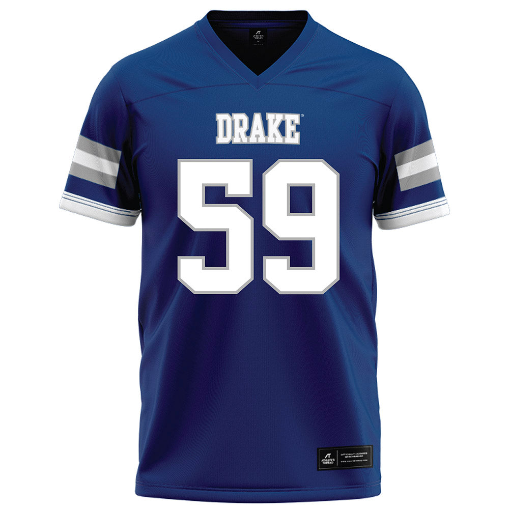 Drake - NCAA Football : Kaiden Parrish - Royal Football Jersey-0