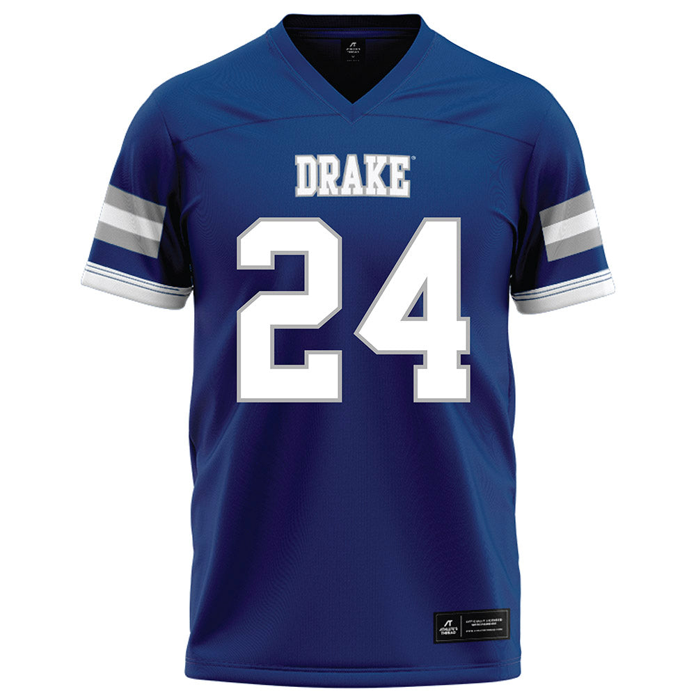 Drake - NCAA Football : Jake Metze - Royal Football Jersey