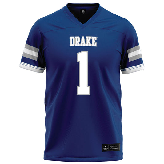 Drake - NCAA Football : Xavier Washington - Royal Football Jersey