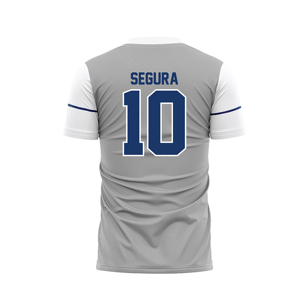 Drake - NCAA Men's Soccer : Damian Segura - White Soccer Jersey