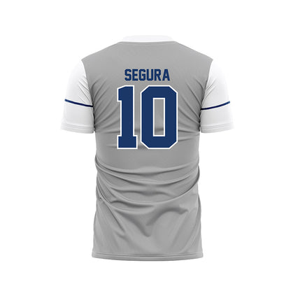 Drake - NCAA Men's Soccer : Damian Segura - White Soccer Jersey