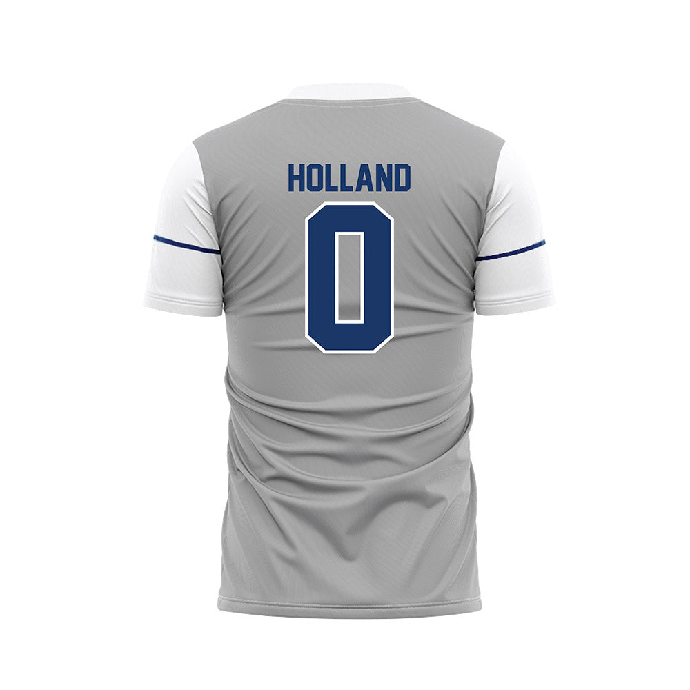 Drake - NCAA Men's Soccer : Mason Holland - White Soccer Jersey