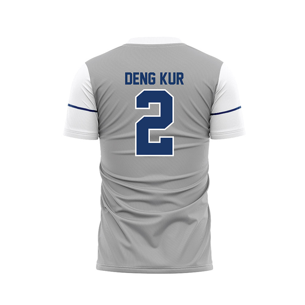 Drake - NCAA Men's Soccer : Deng Deng Kur - White Soccer Jersey