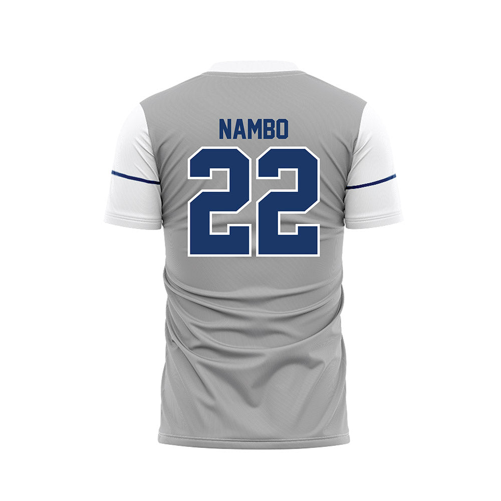 Drake - NCAA Men's Soccer : Valdemar Nambo - White Soccer Jersey