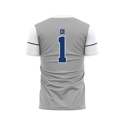 Drake - NCAA Men's Soccer : Kevin Qi - White Soccer Jersey