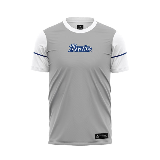Drake - NCAA Men's Soccer : Carson Jeffery - White Soccer Jersey-0