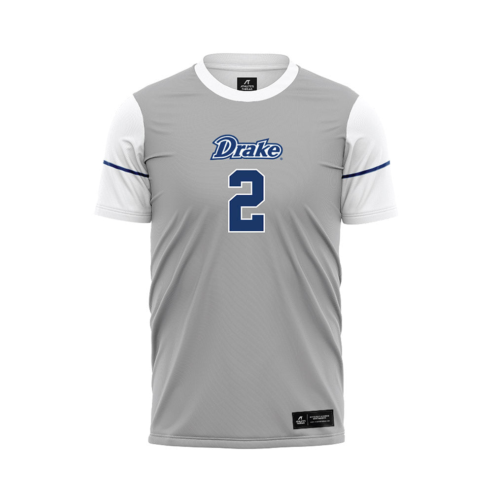 Drake - NCAA Men's Soccer : Deng Deng Kur - White Soccer Jersey