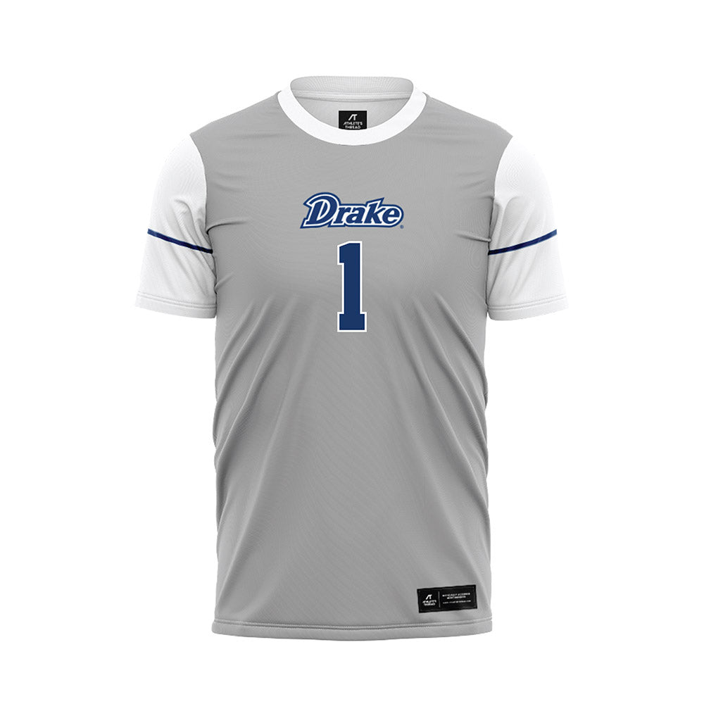 Drake - NCAA Men's Soccer : Kevin Qi - White Soccer Jersey