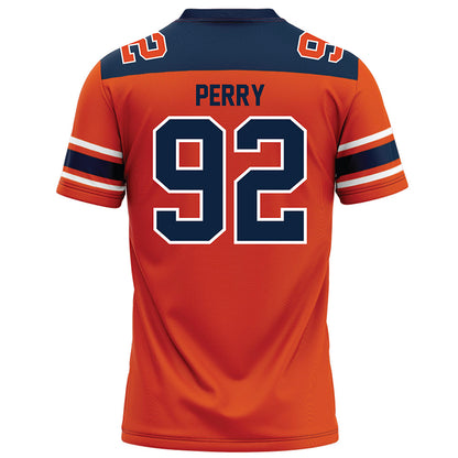 Syracuse - NCAA Football : Rashard Perry - Orange Football Jersey