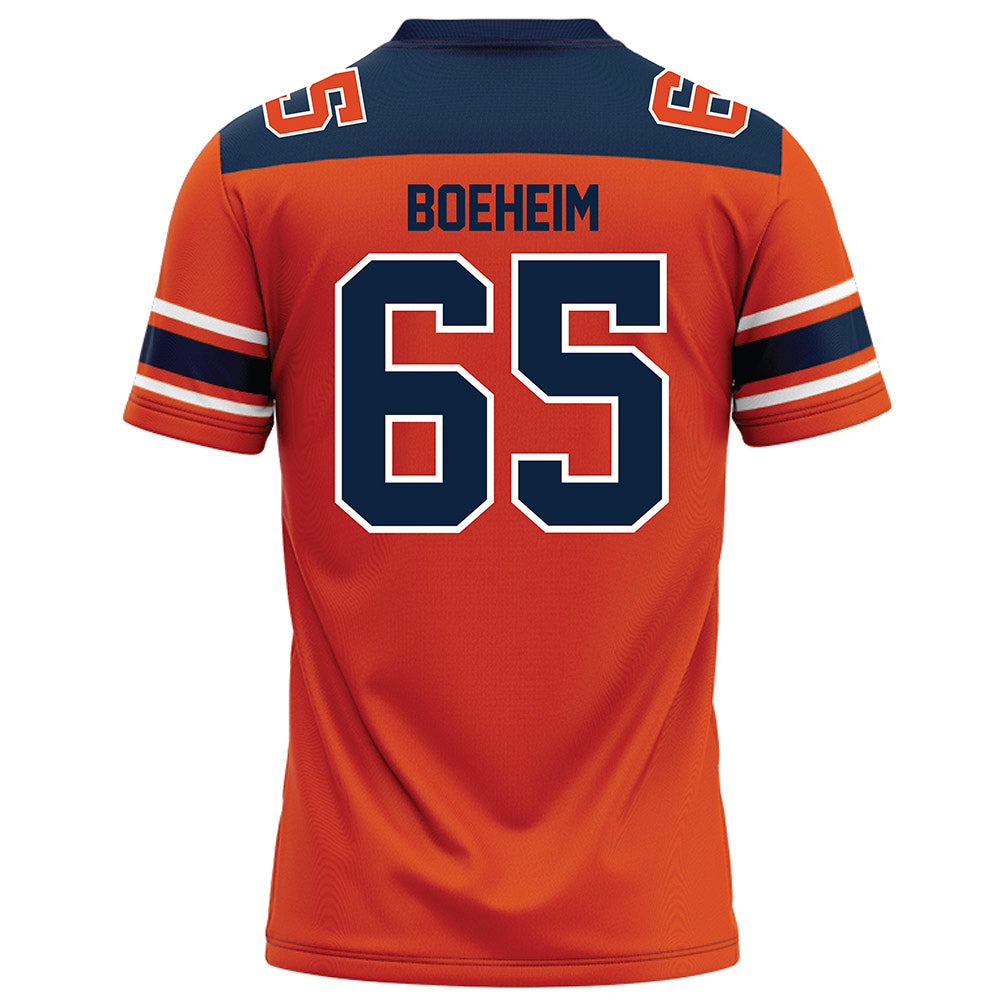 Syracuse - NCAA Football : Adam Boeheim - Orange Football Jersey