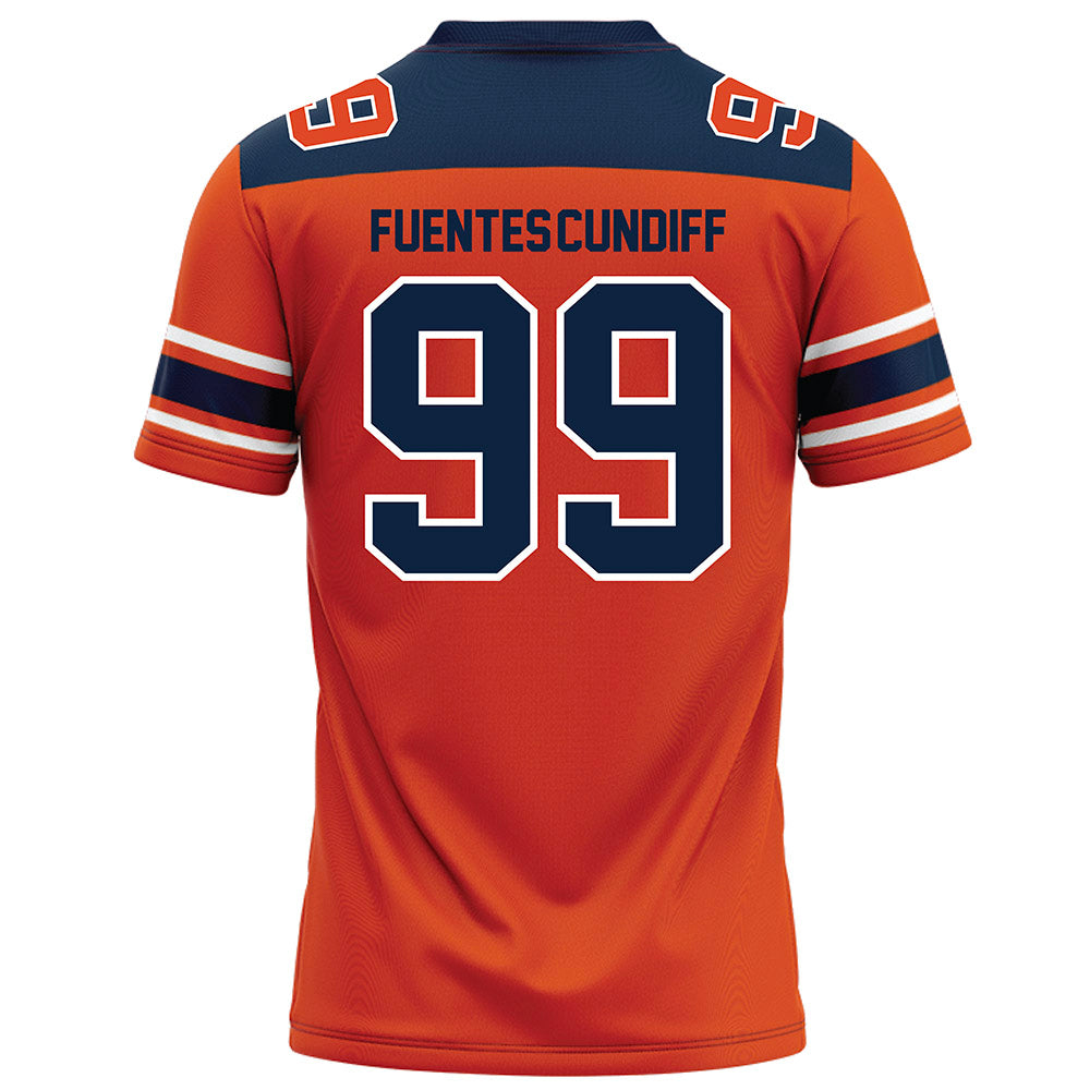 Syracuse - NCAA Football : Elijah Fuentes-Cundiff - Orange Football Jersey