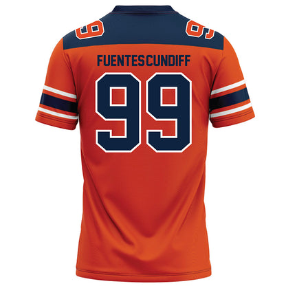 Syracuse - NCAA Football : Elijah Fuentes-Cundiff - Orange Football Jersey