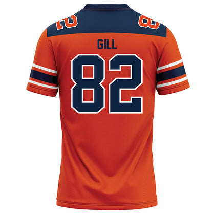 Syracuse - NCAA Football : Darrell Gill - Orange Football Jersey