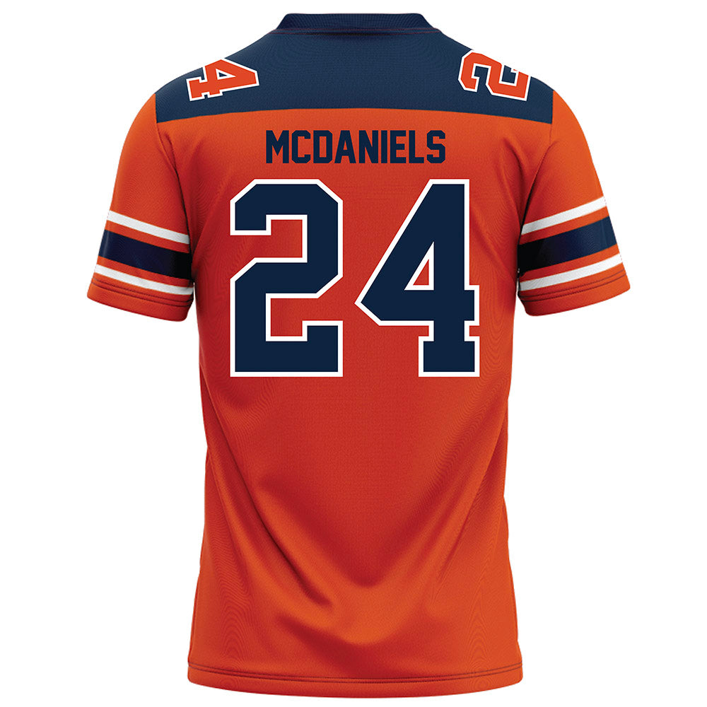 Syracuse - NCAA Football : Ibn McDaniels - Orange Football Jersey-1