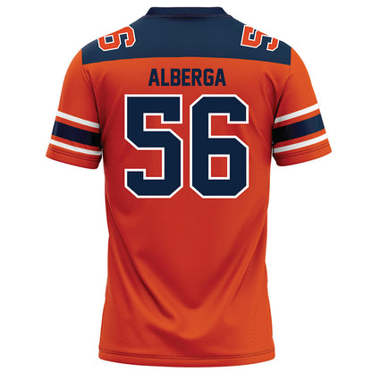Syracuse - NCAA Football : Patrick Alberga - Orange Football Jersey