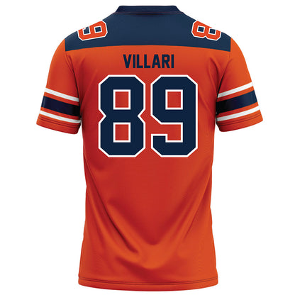 Syracuse - NCAA Football : Dan Villari - Orange Football Jersey
