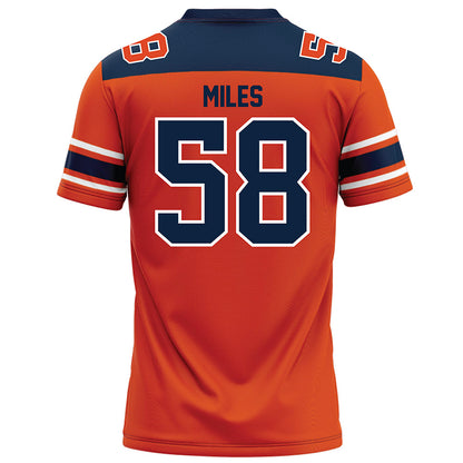 Syracuse - NCAA Football : Xavier Miles - Orange Football Jersey