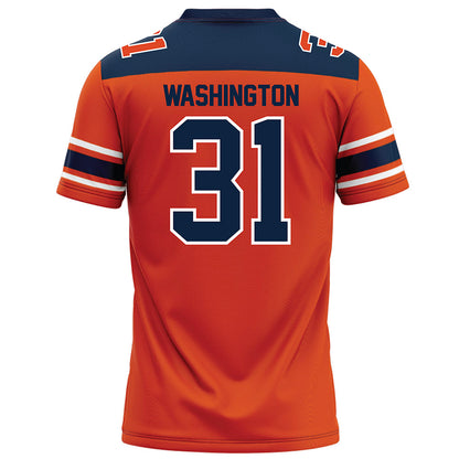 Syracuse - NCAA Football : Marcus Washington - Orange Football Jersey
