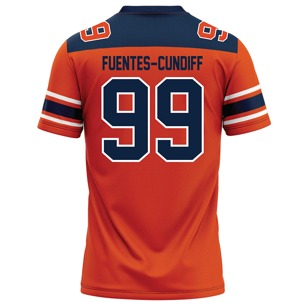 Syracuse - NCAA Football : Elijah Fuentes-Cundiff - Orange Jersey