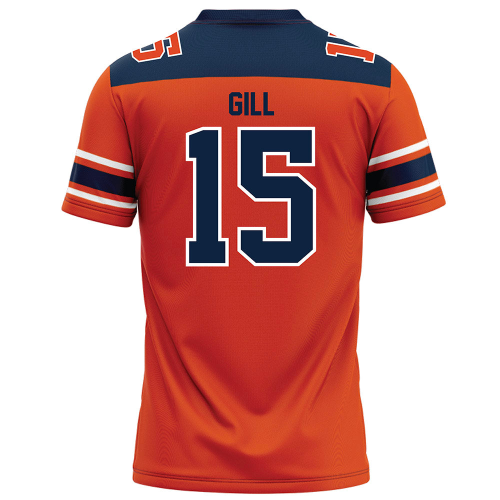 Syracuse - NCAA Football : Darrell Gill - Orange Football Jersey-1