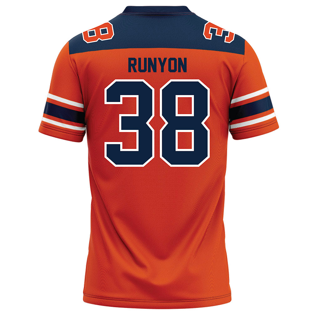 Syracuse - NCAA Football : Max Runyon - Orange Football Jersey