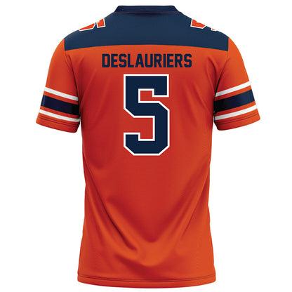 Syracuse - NCAA Football : Antoine Deslauriers - Orange Football Jersey-1